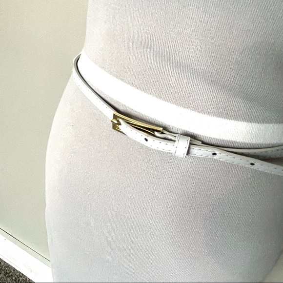 CARMEN Marc Valvo | Gray White Striped Sleeveless Sheath Dress ~Small - Picture 5 of 10